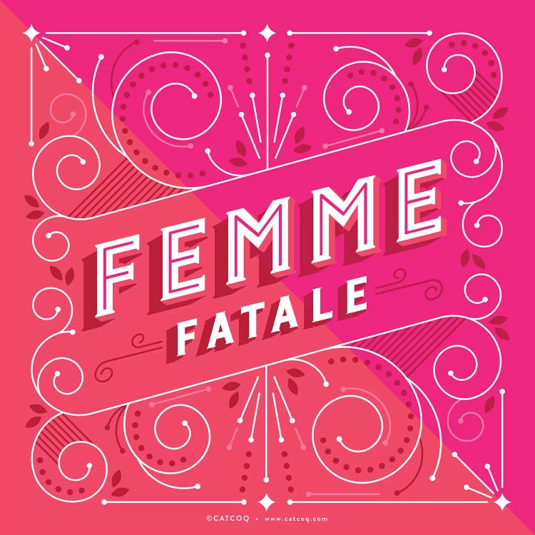 Femme Fatale by Cat Coquillette wall art