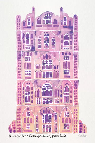 Galaxy Hawa Mahal by Cat Coquillette canvas print