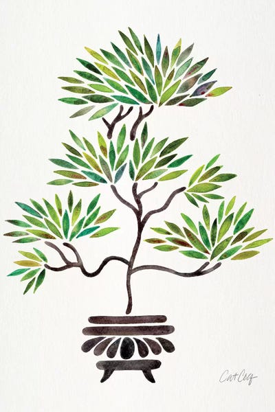 Cat Coquillette: Green Bonsai by Cat Coquillette