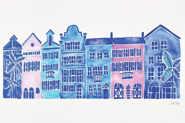 Cat Coquillette: Indigo Rainbow Row by Cat Coquillette