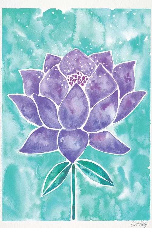 Lavender & Mint Lotus Blossom