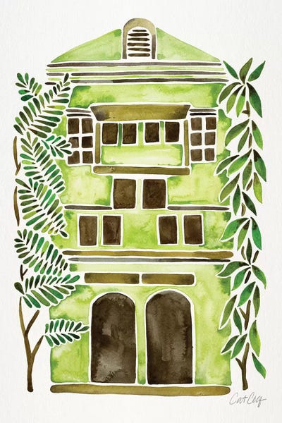 Lime House by Cat Coquillette art print