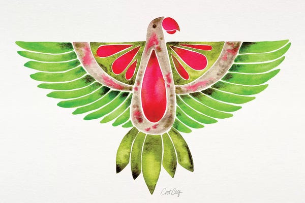 Cat Coquillette: Lovebird Parrot by Cat Coquillette