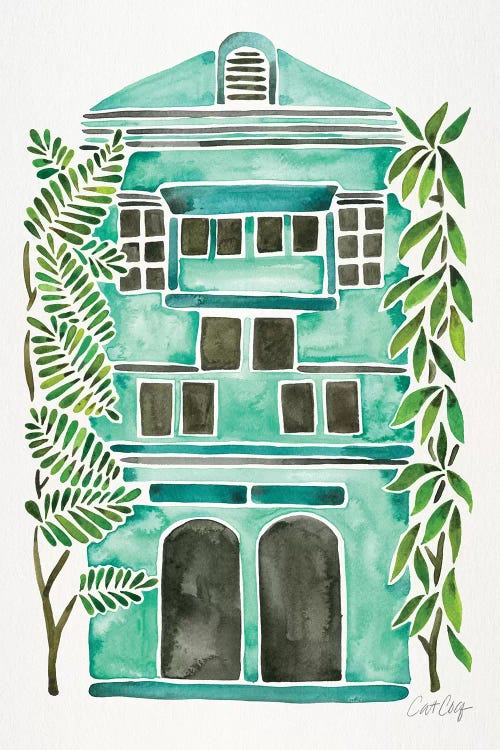 Mint House by Cat Coquillette wall art