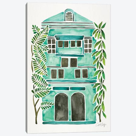 Mint House Canvas Print #CCE396} by Cat Coquillette Canvas Wall Art
