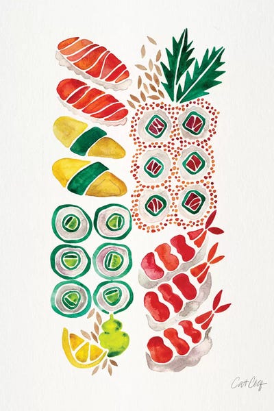 Cat Coquillette: No Platter Sushi by Cat Coquillette