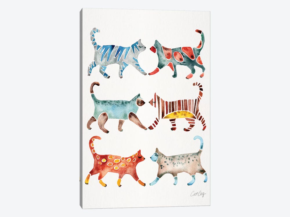 Original Cat Collection by Cat Coquillette 1-piece Canvas Wall Art
