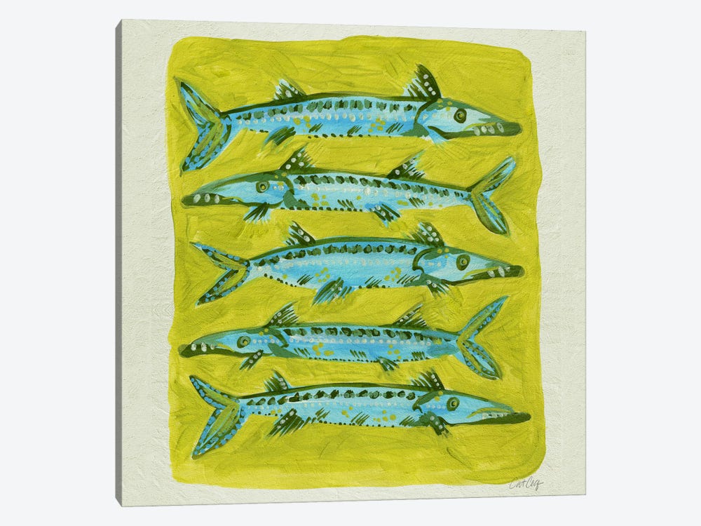 Barracuda Yellow by Cat Coquillette 1-piece Art Print