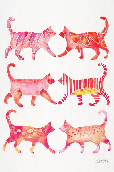 Cat Coquillette: Pink Cat Collection by Cat Coquillette