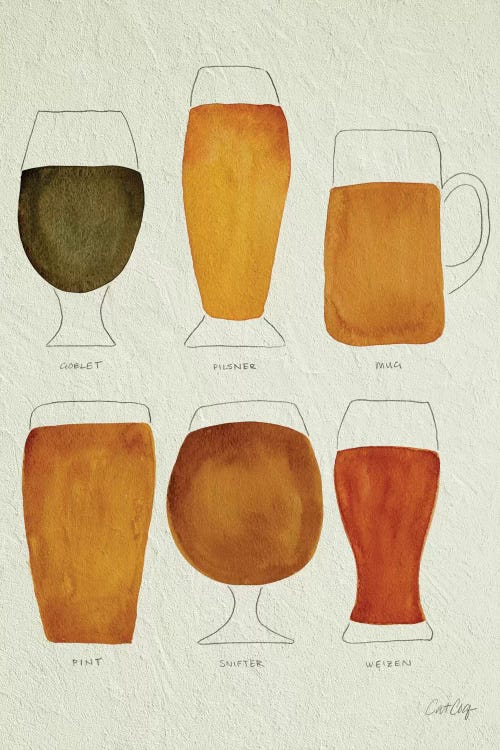 Beer by Cat Coquillette wall art