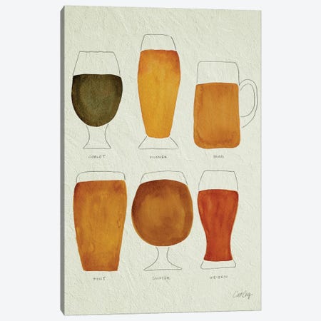 Beer Canvas Print #CCE41} by Cat Coquillette Canvas Art