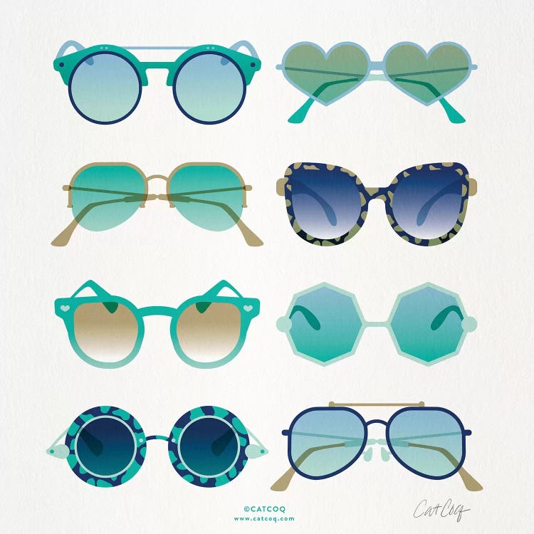 Turquoise Sunglasses