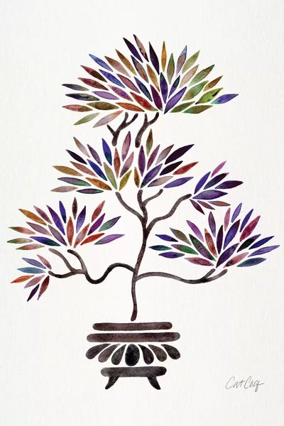Chinese Décor: Vintage Bonsai by Cat Coquillette