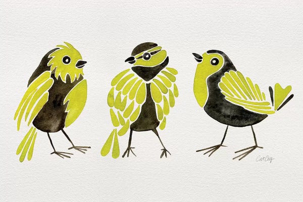 Cat Coquillette: Yellow Finches by Cat Coquillette