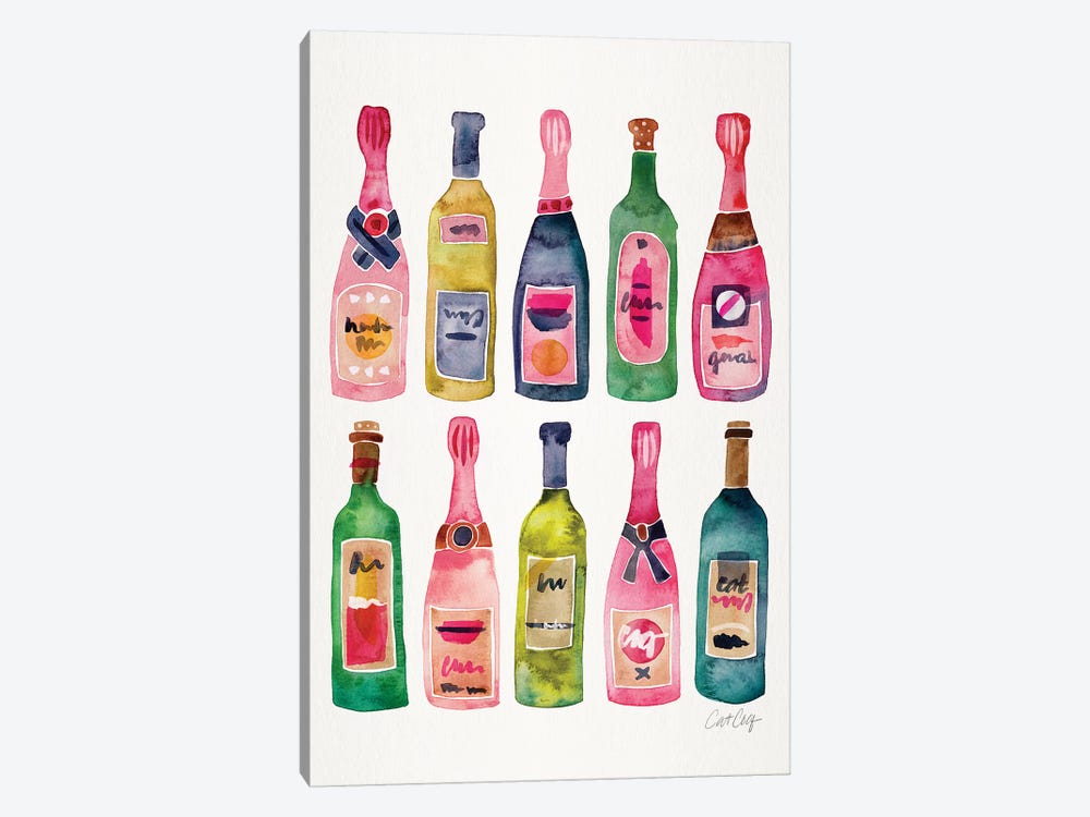 Champagne by Cat Coquillette 1-piece Canvas Print