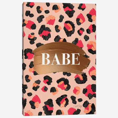 Hot Pink - Babe Canvas Print #CCE463} by Cat Coquillette Canvas Print