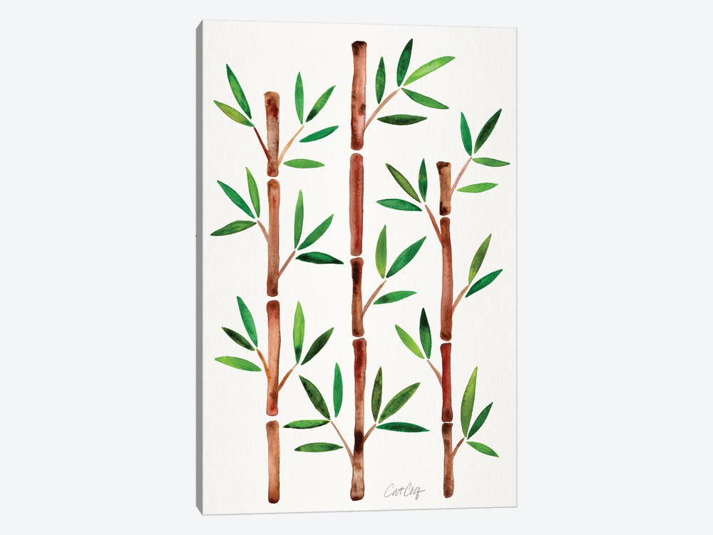 Original - Bamboo by Cat Coquillette 1-piece Canvas Art