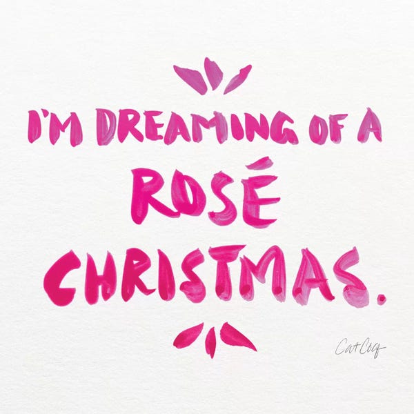 Cat Coquillette: Pink - Rose Christmas by Cat Coquillette