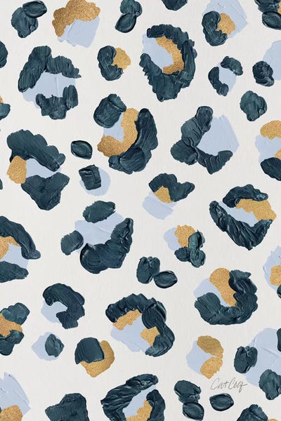 Animal Patterns: Snow Leopard - Leopard Print by Cat Coquillette