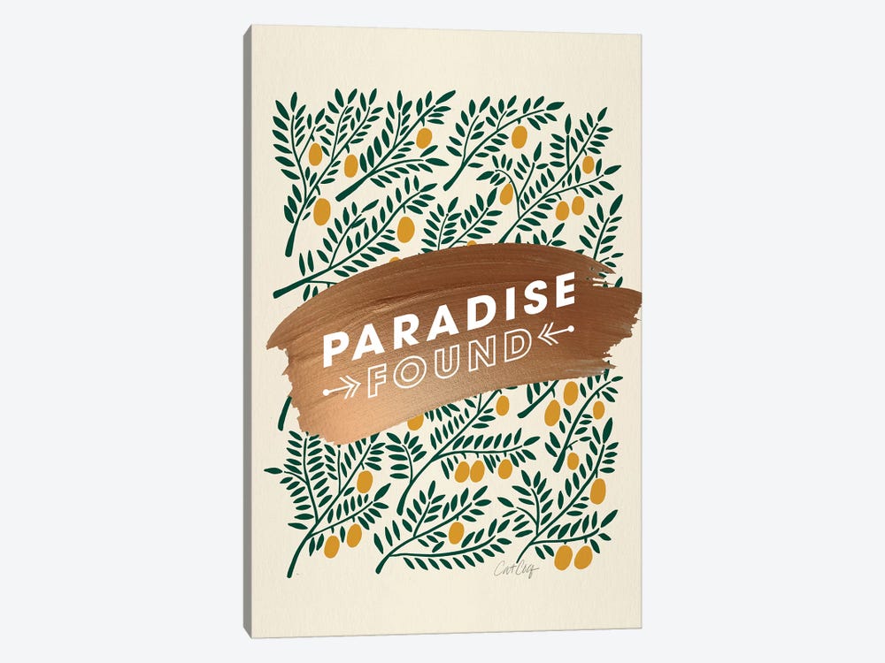 Yellow - Paradise Found  by Cat Coquillette 1-piece Art Print