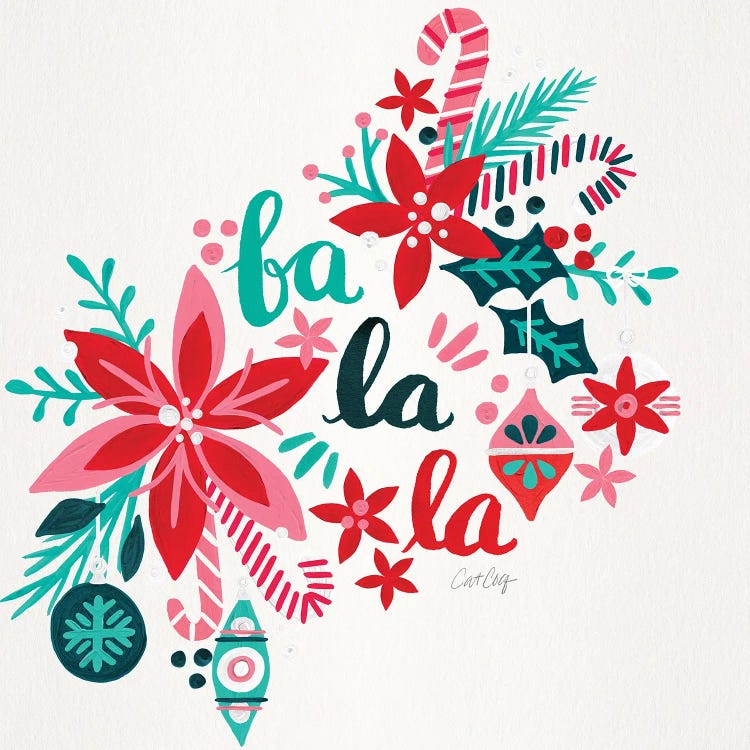 Fa La La – White by Cat Coquillette wall art