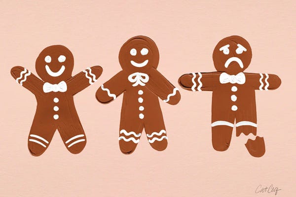 Naughty Or Nice: Ginger Bread Men Blush by Cat Coquillette