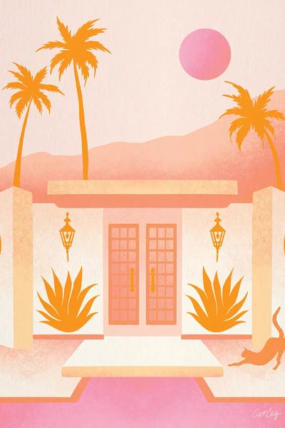 Palm Springs: Palm Springs Home Tangerine by Cat Coquillette