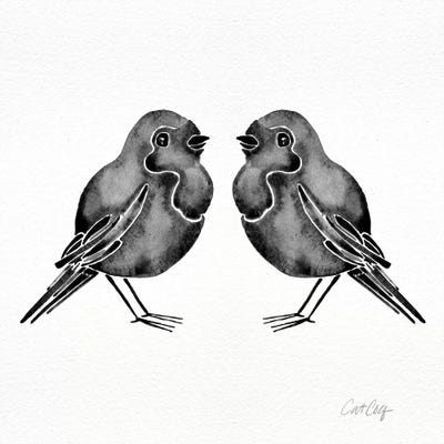 Black Birds by Cat Coquillette canvas print