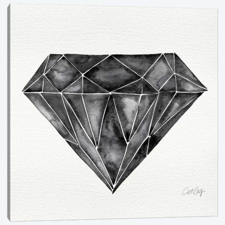 Black Diamond Canvas Print #CCE63} by Cat Coquillette Canvas Art