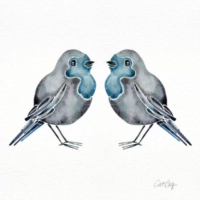 Blue Birds by Cat Coquillette art print