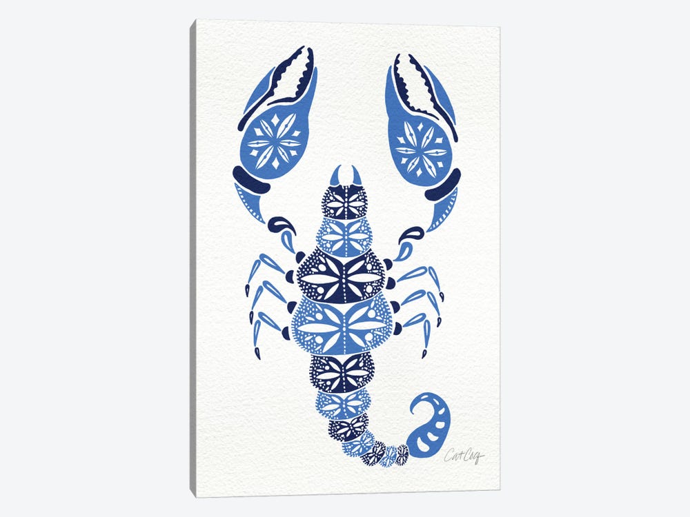 Blues Scorpion by Cat Coquillette 1-piece Art Print