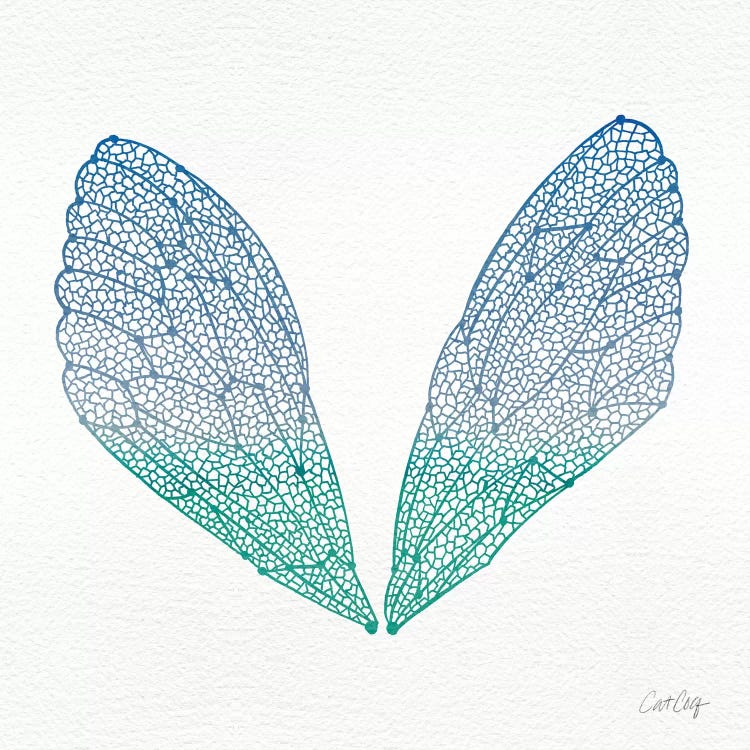 Cicada Wings Blue Turquoise