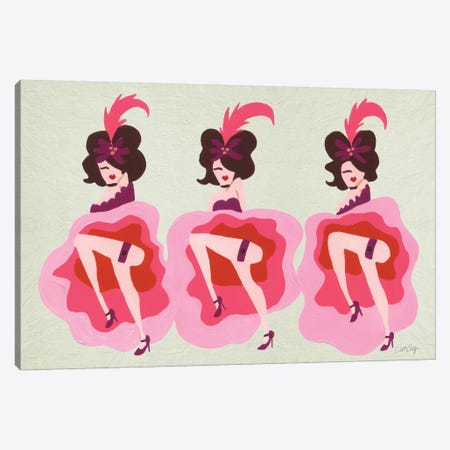 Cancan Cream Canvas Print #CCE95} by Cat Coquillette Canvas Wall Art