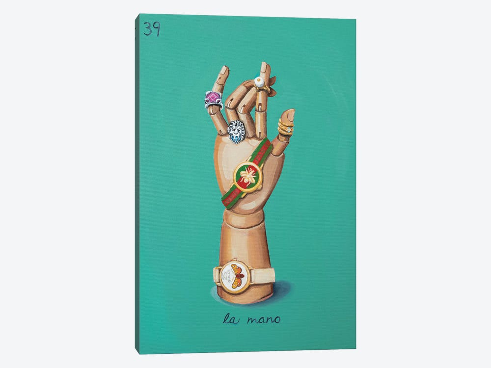 The Hand with Gucci by CeCe Guidi 1-piece Canvas Art Print