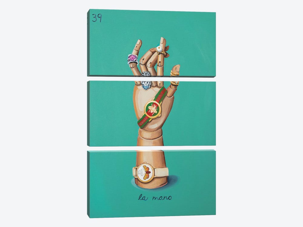 The Hand with Gucci by CeCe Guidi 3-piece Art Print