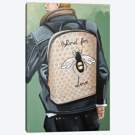 Blind for Love Backpack Canvas Print #CCG18} by CeCe Guidi Art Print
