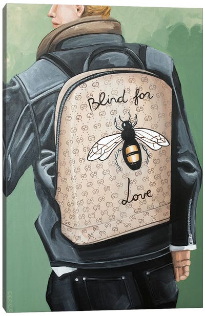 Blind for Love Backpack Canvas Art Print - CeCe Guidi