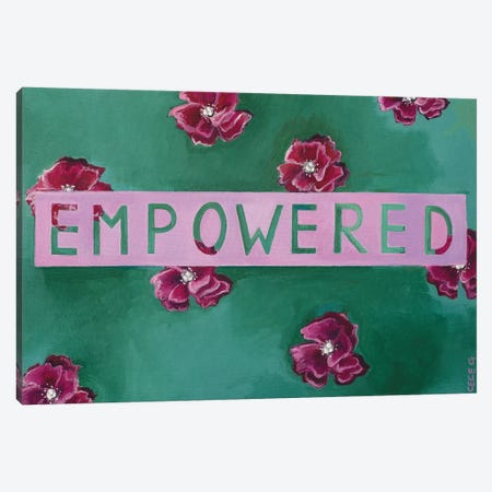 Empowered Canvas Print #CCG1} by CeCe Guidi Art Print