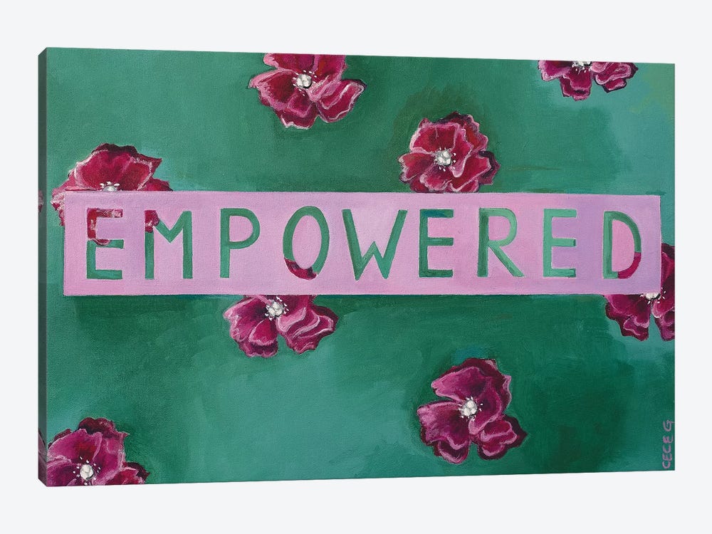 Empowered by CeCe Guidi 1-piece Canvas Art Print