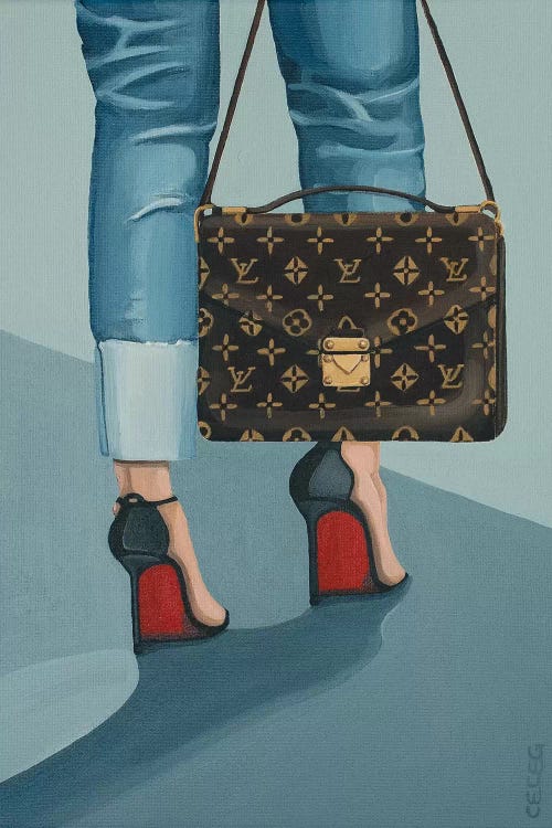 Louis Vuitton Bag And Louboutin Heels