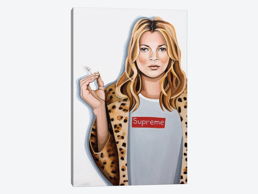 Kate Moss by CeCe Guidi 1-piece Canvas Print