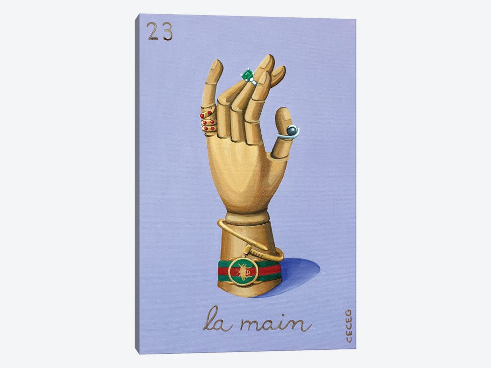 The Hand With Gucci II by CeCe Guidi 1-piece Canvas Artwork