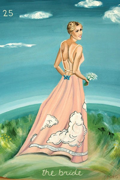 The Bride by CeCe Guidi canvas print