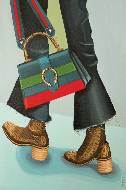 Gucci Dionysus Bag and Fendi Logo Boots