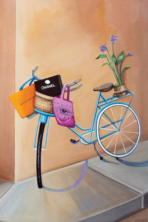 Bicycle With Shopping Bags