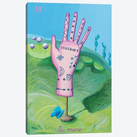 Gucci Glove In The Garden Canvas Print #CCG68} by CeCe Guidi Canvas Wall Art