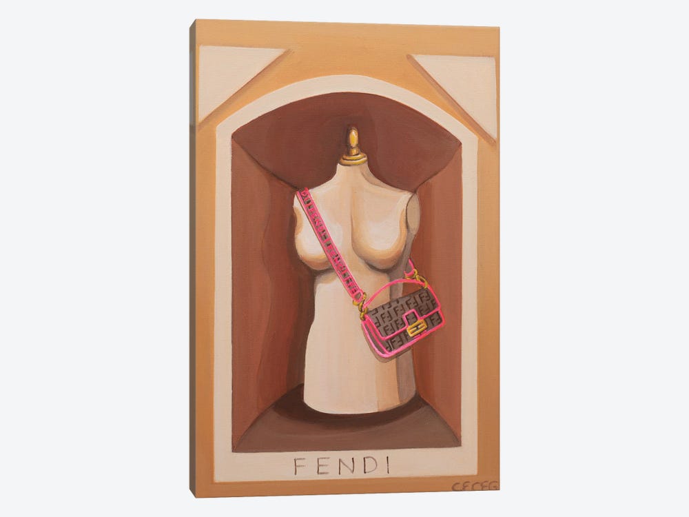 Fendi Shop Display by CeCe Guidi 1-piece Canvas Art Print