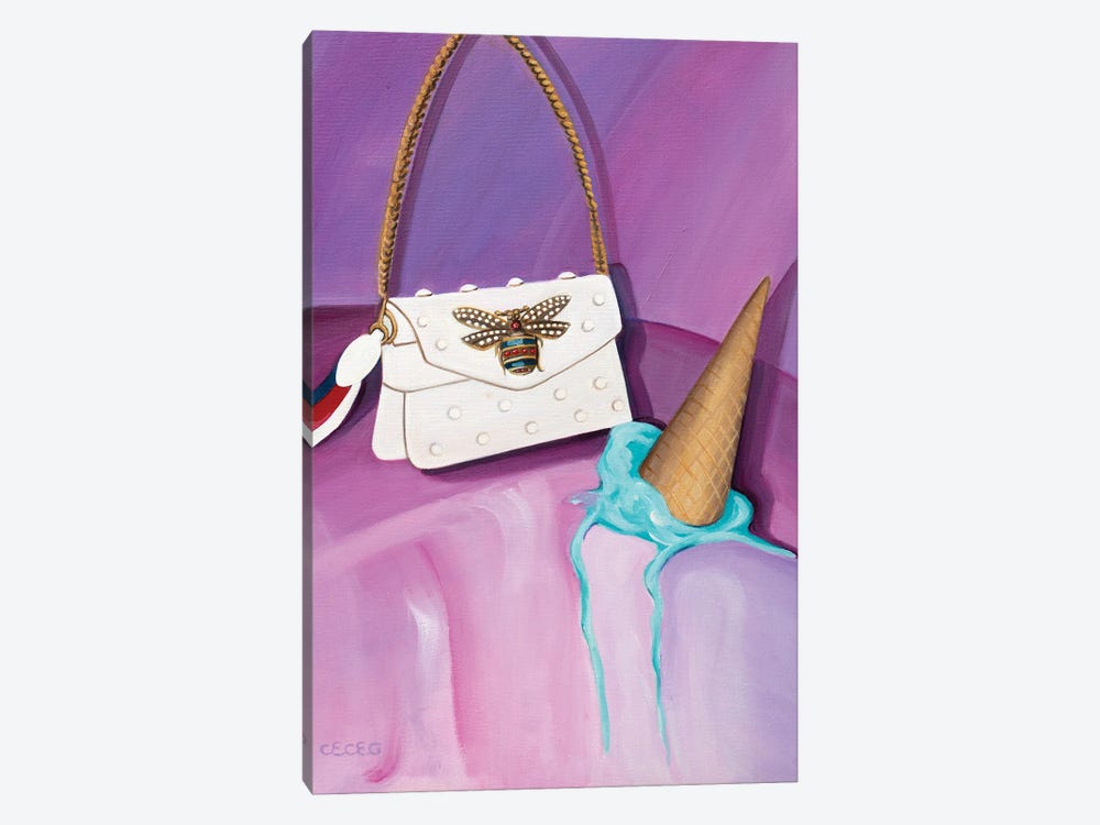 Gucci Pearl Bee Bag by CeCe Guidi 1-piece Canvas Artwork