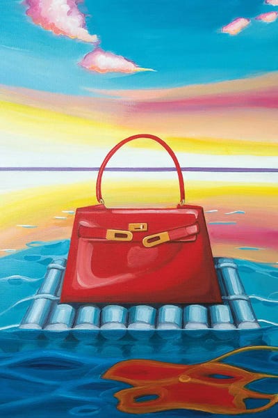 Bags & Purses: Kelly Floating on a Raft by CeCe Guidi