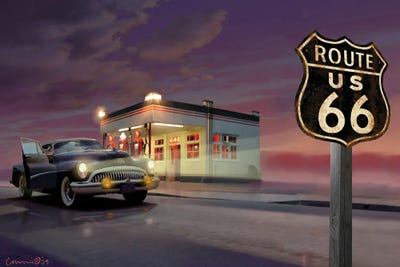 Route 66 by Chris Consani canvas print